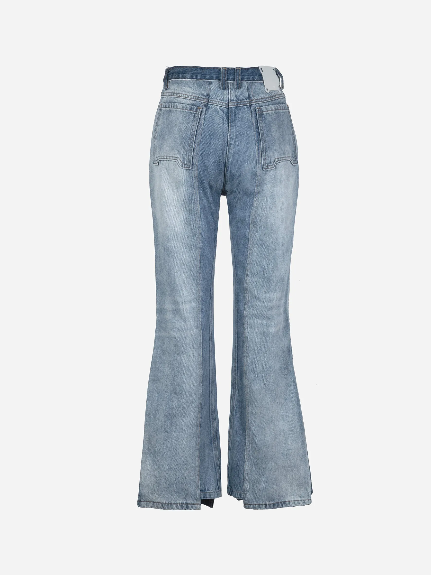 004 - Panelled Faded Vintage Jeans