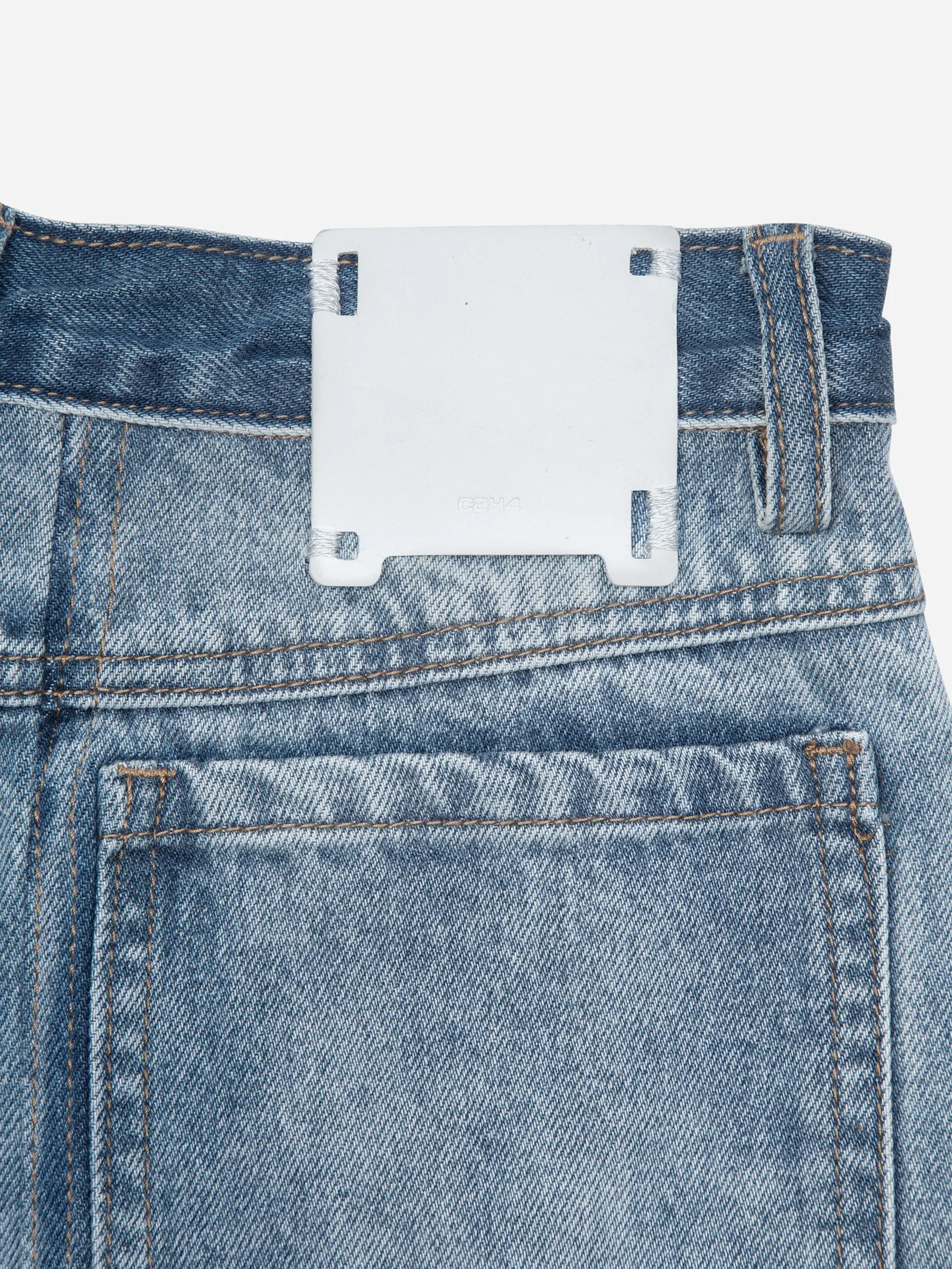 004 - Panelled Faded Vintage Jeans