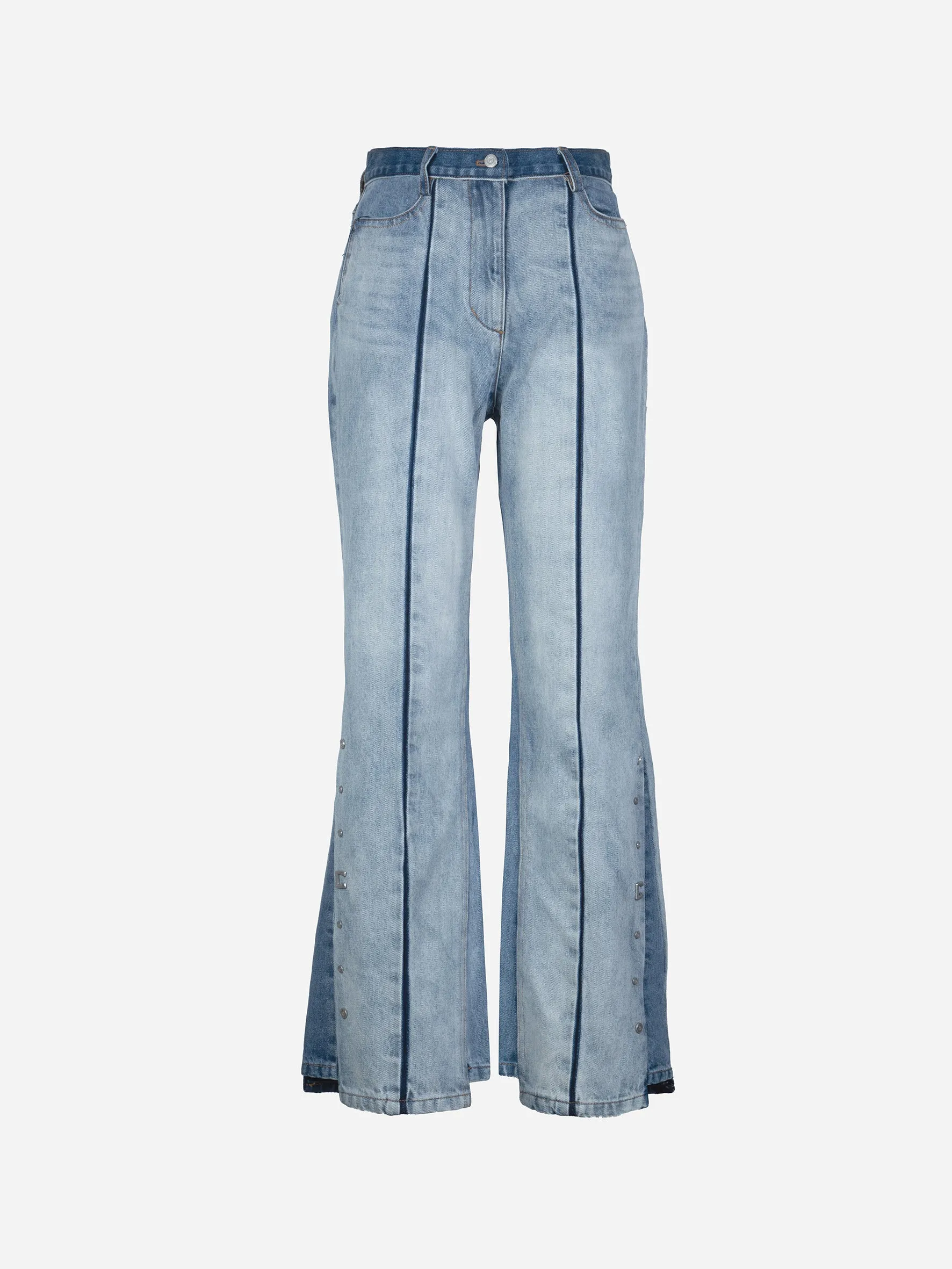 004 - Panelled Faded Vintage Jeans