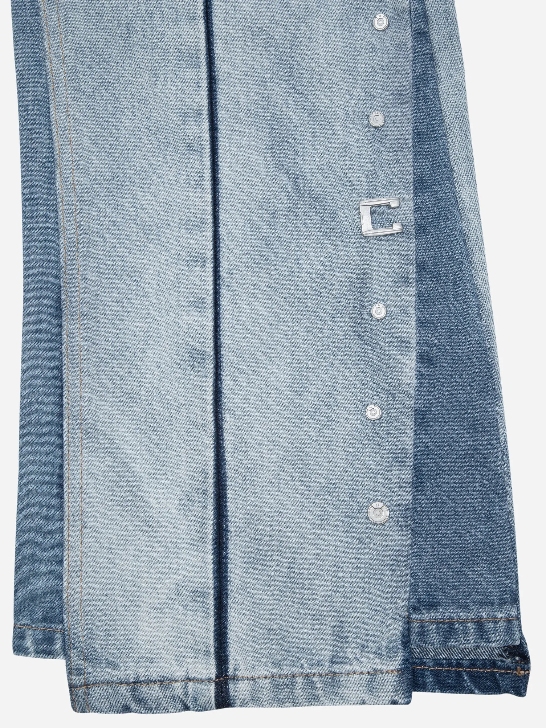 004 - Panelled Faded Vintage Jeans