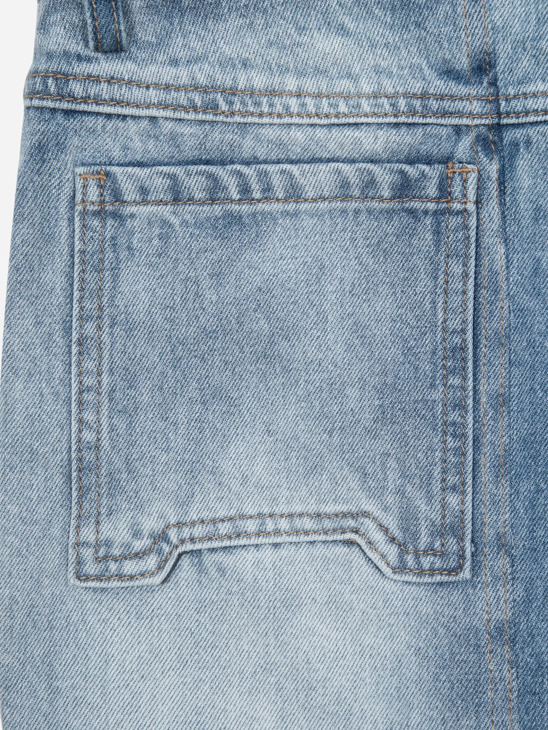 004 - Panelled Faded Vintage Jeans