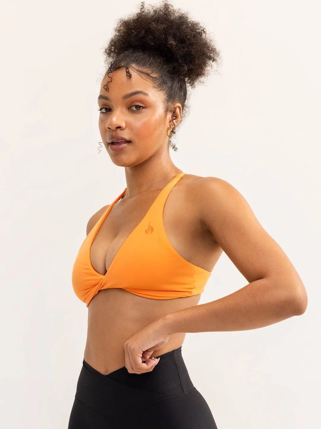 Activate Twist Sports Bra | Tangerine