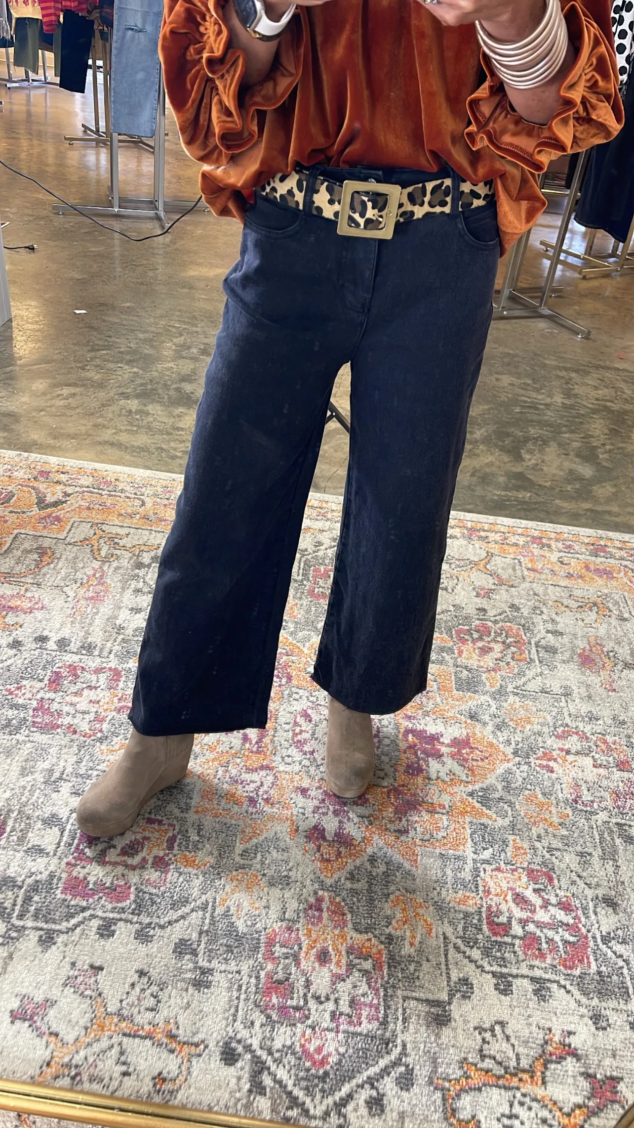 AFTER DARK JEANS-VINTAGE BLACK-WAREHOUSE SALE