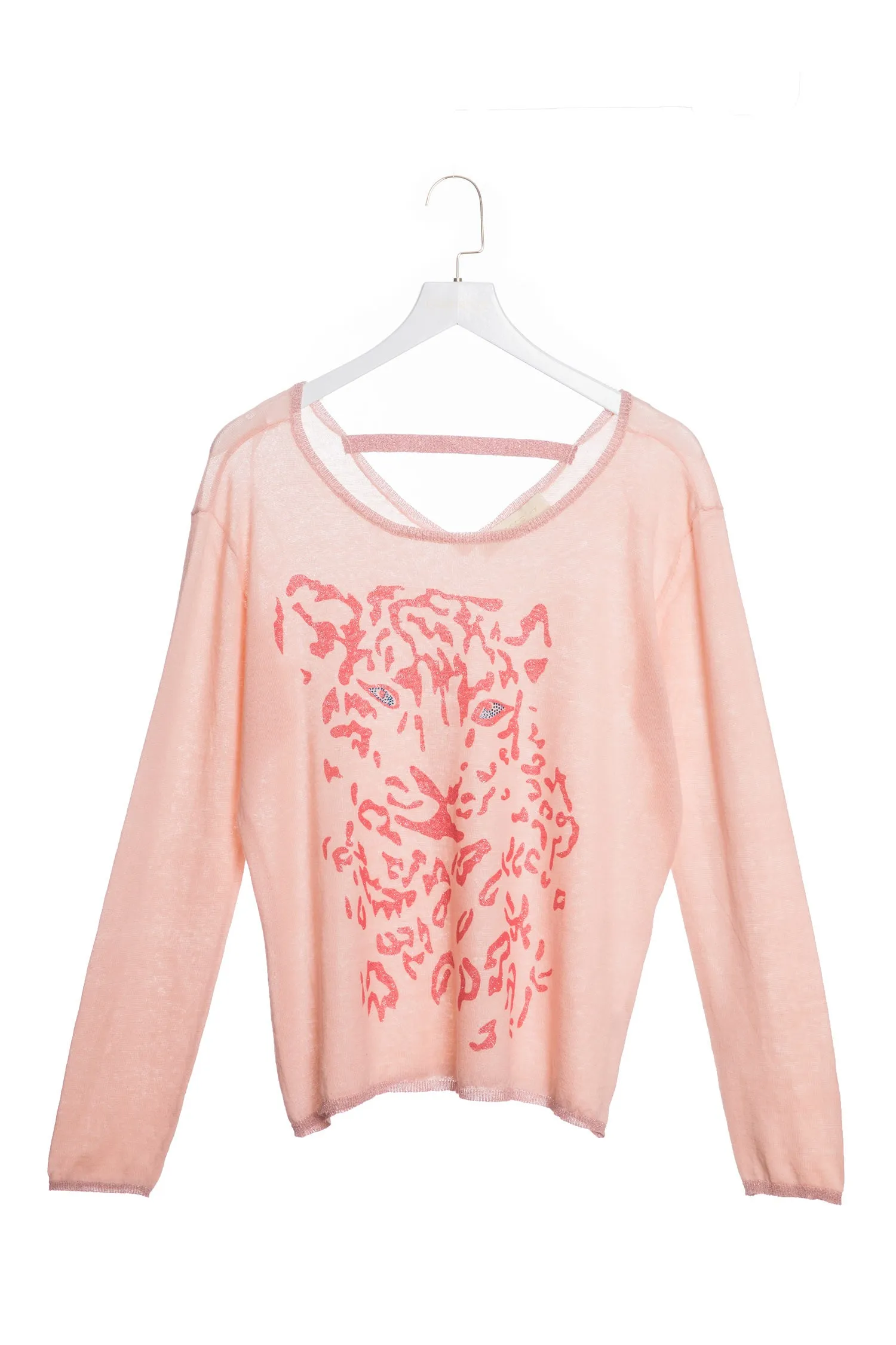 Animal Printed Long-sleeved T-shirt