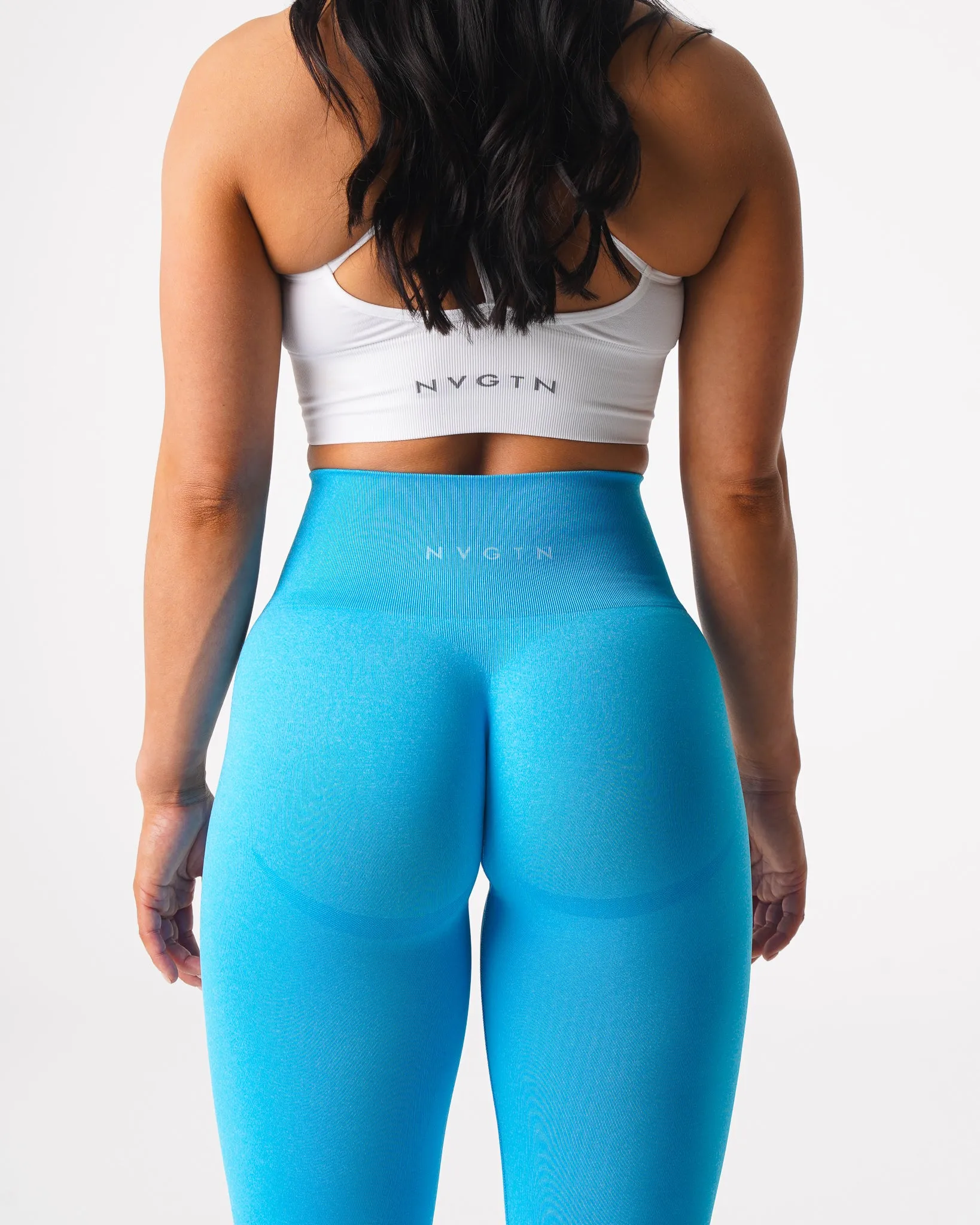 Aqua Curve Seamless Leggings