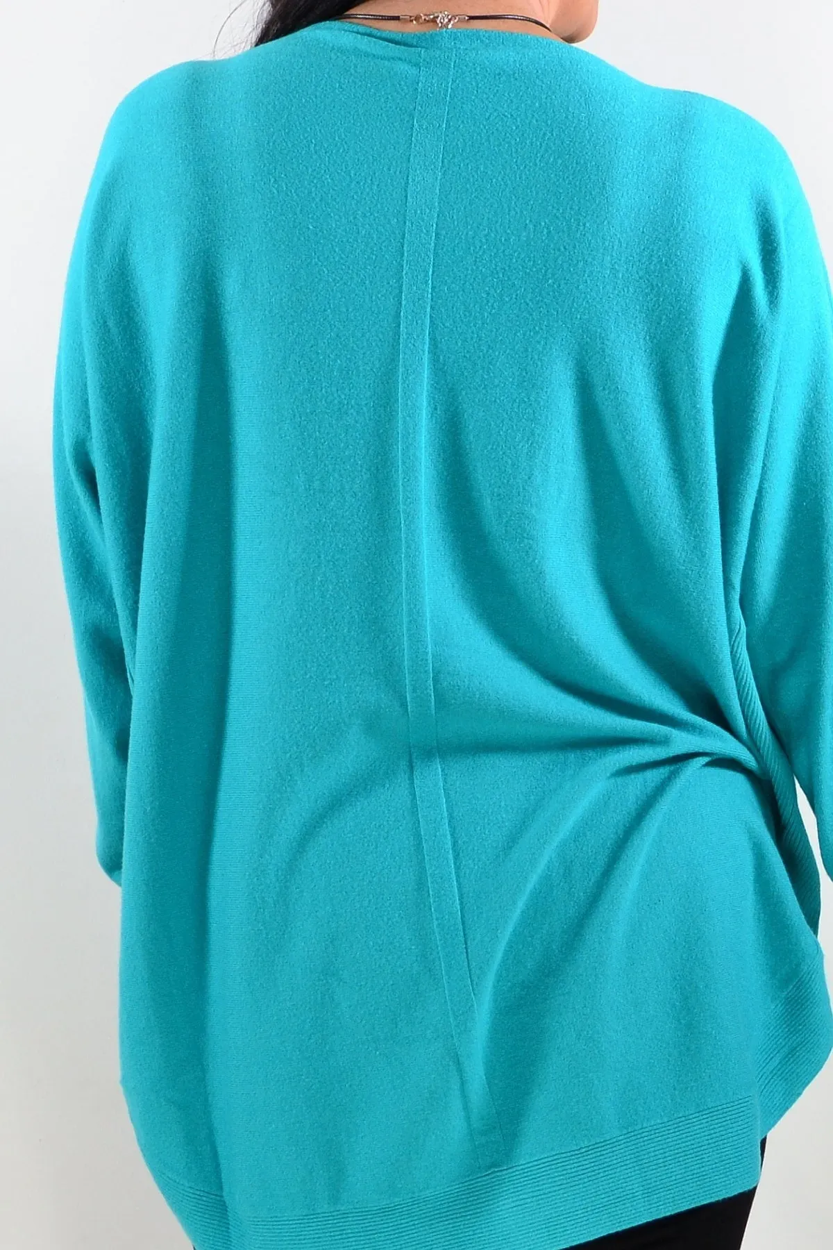 Aqua Winter Warm Tunic Top