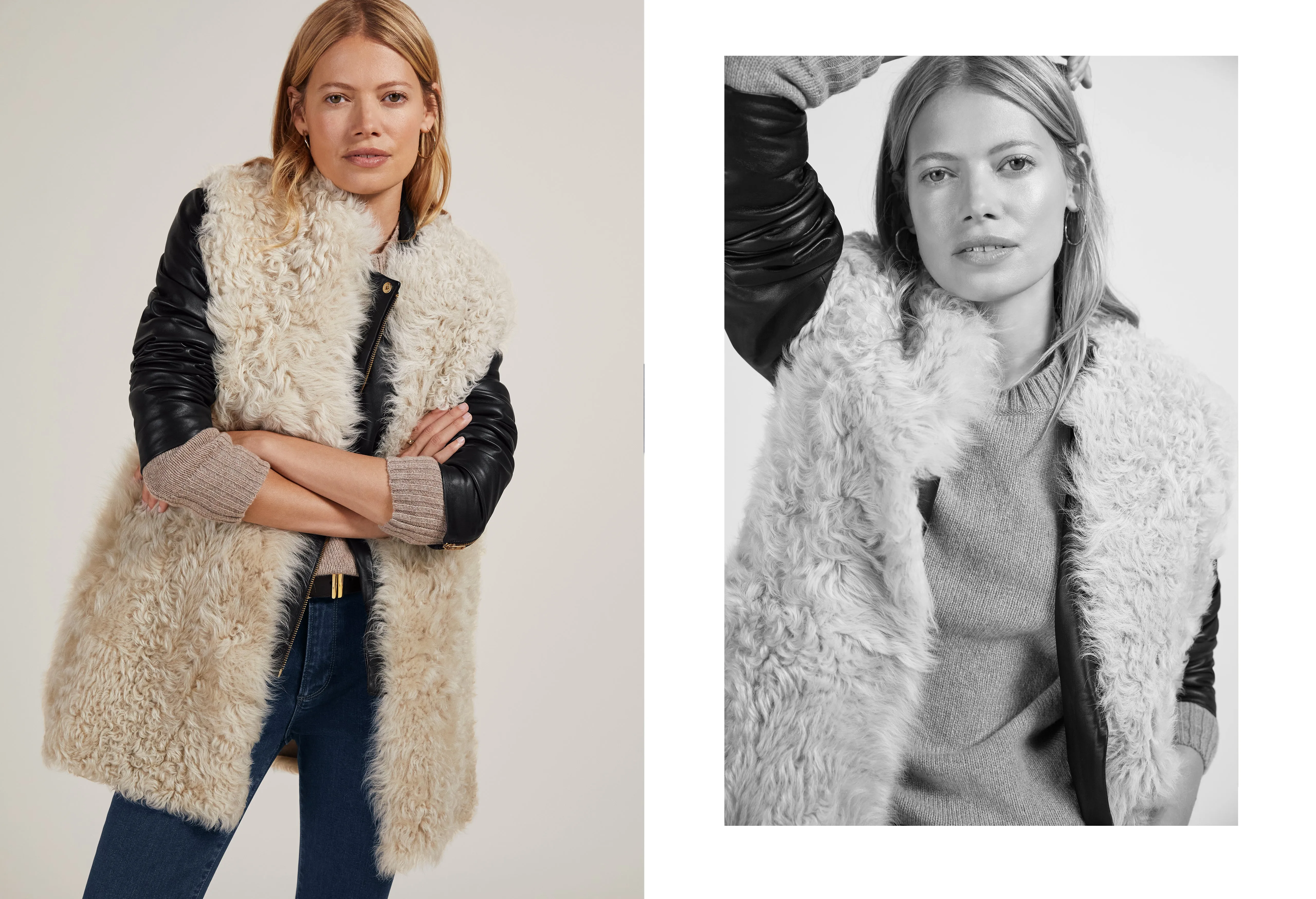 Ardi Shearling Gilet Vest