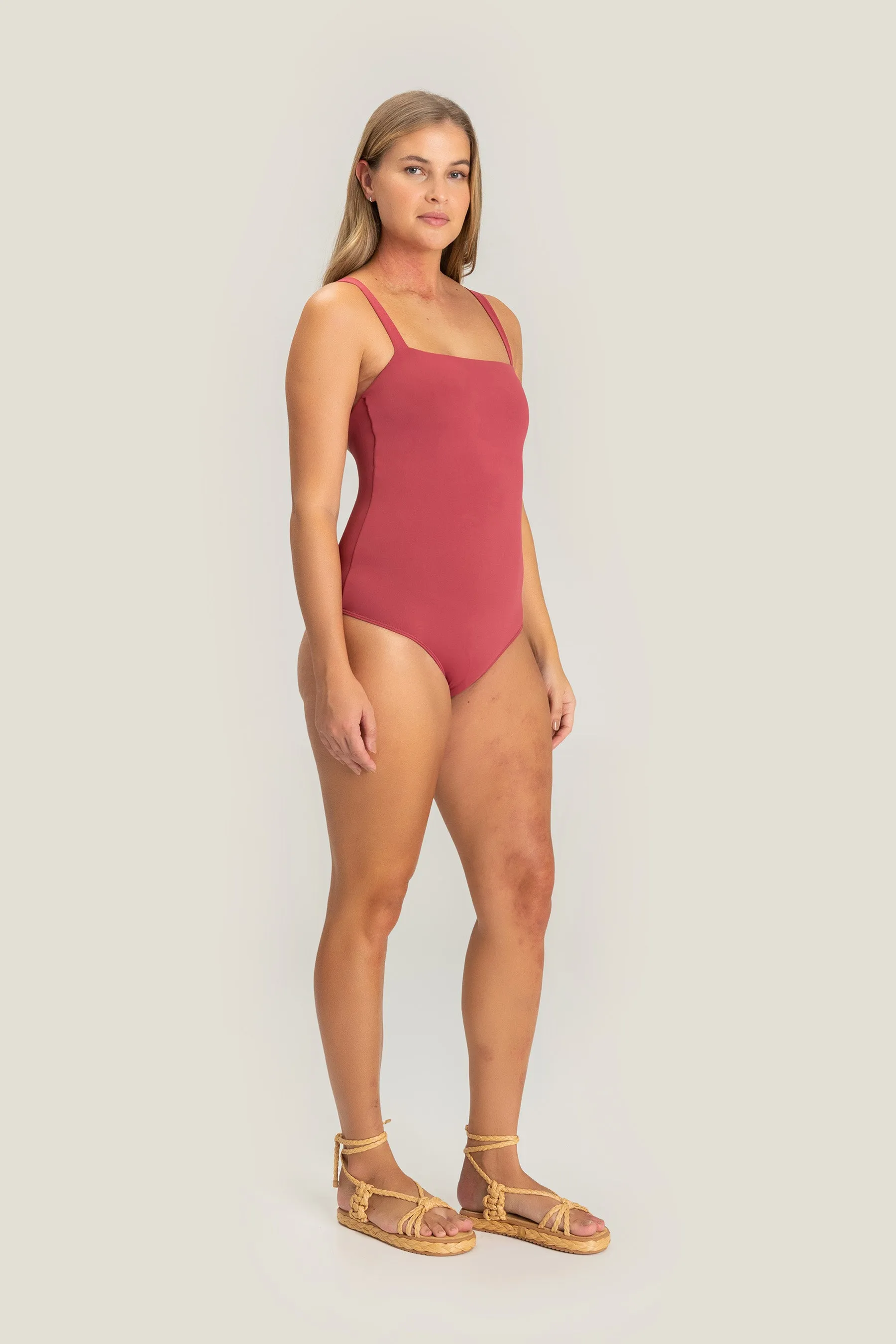 Band One-Piece Swimsuit