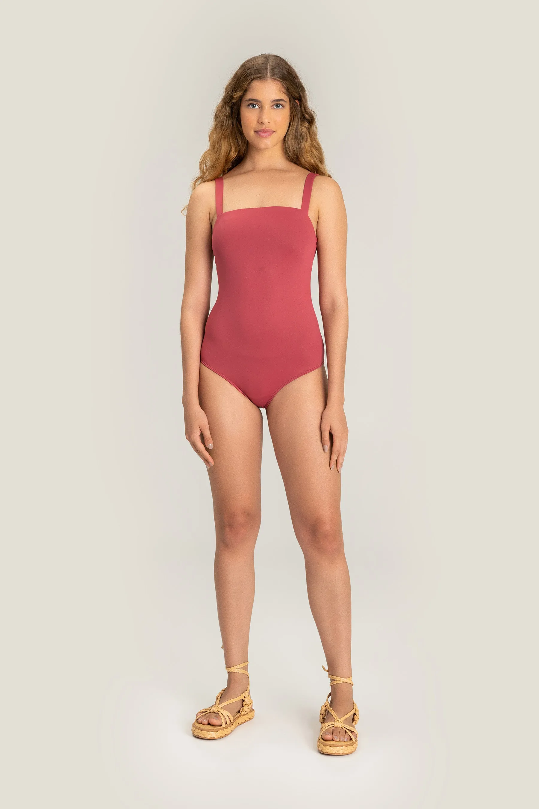 Band One-Piece Swimsuit