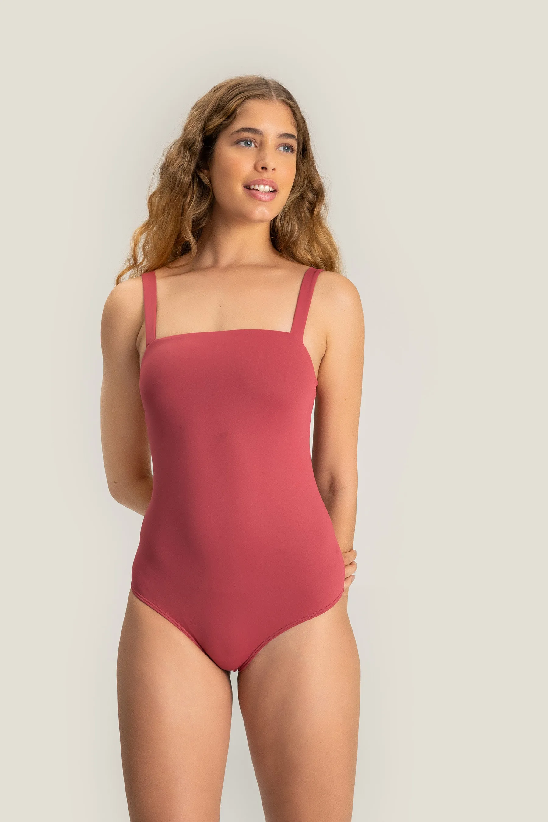 Band One-Piece Swimsuit