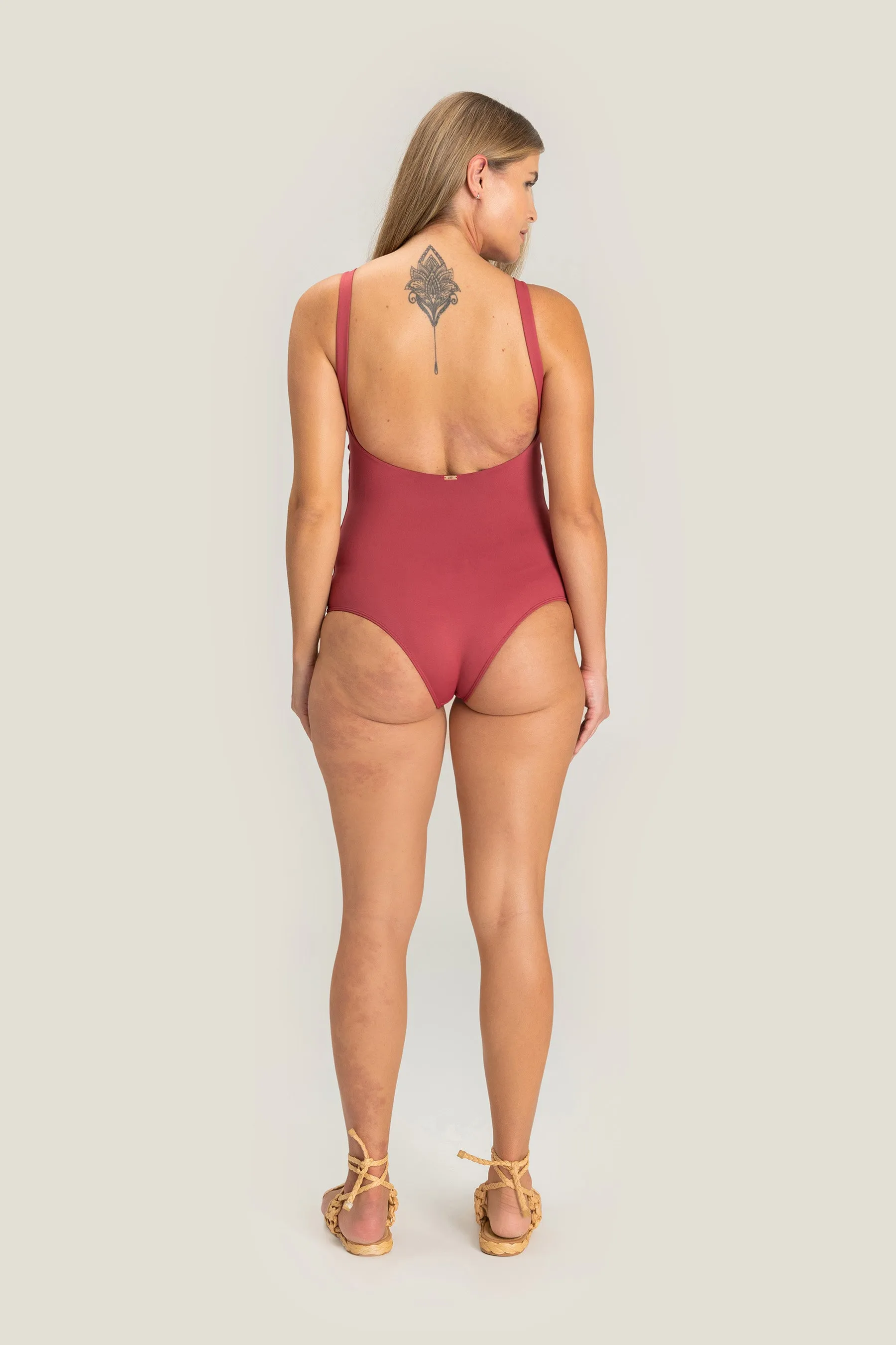 Band One-Piece Swimsuit