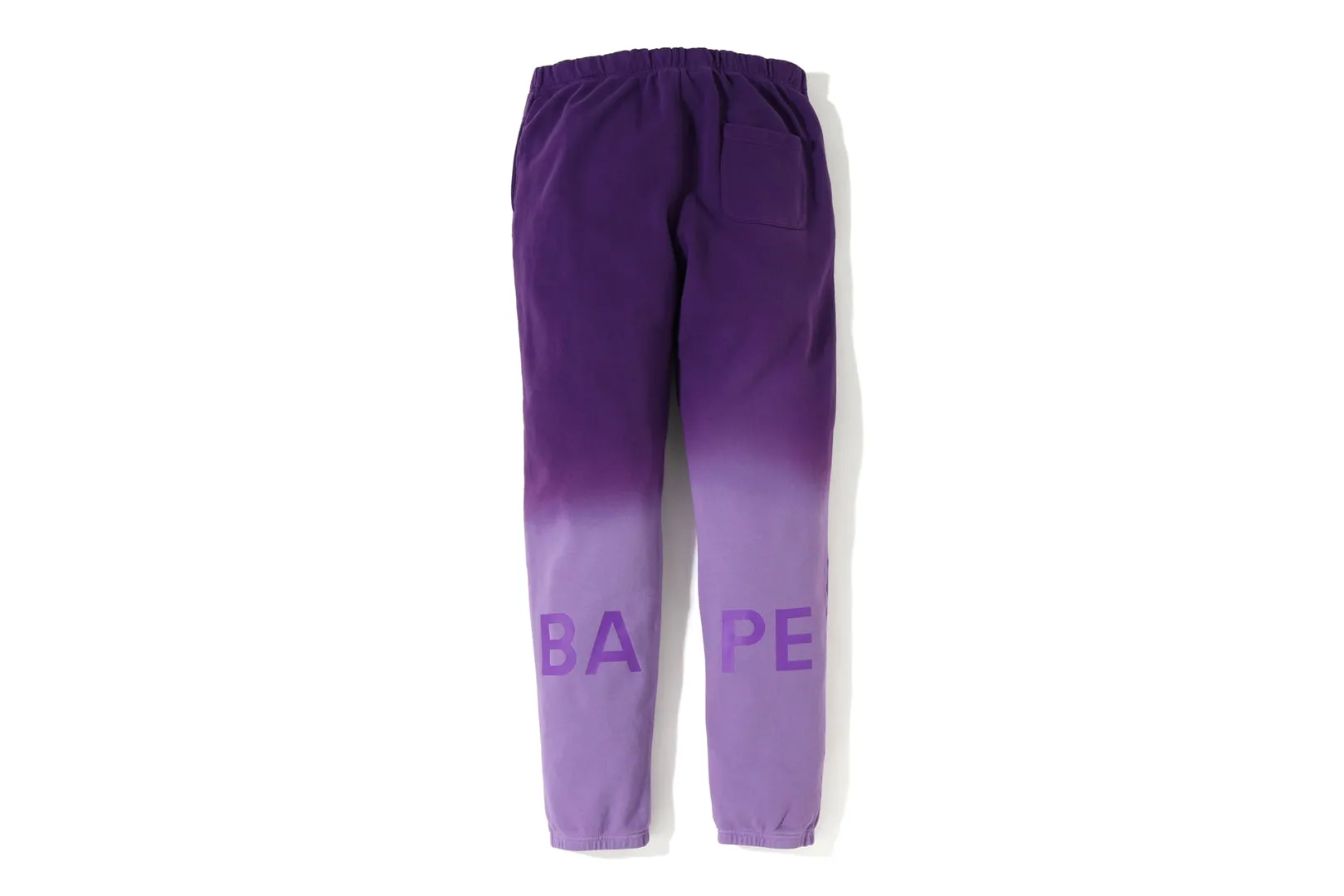 BAPE GRADATION SLIM SWEAT PANTS