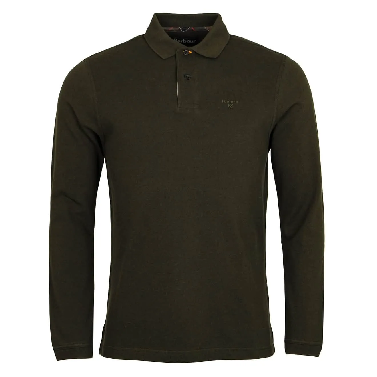 Barbour Long Sleeve Sports Polo Forest