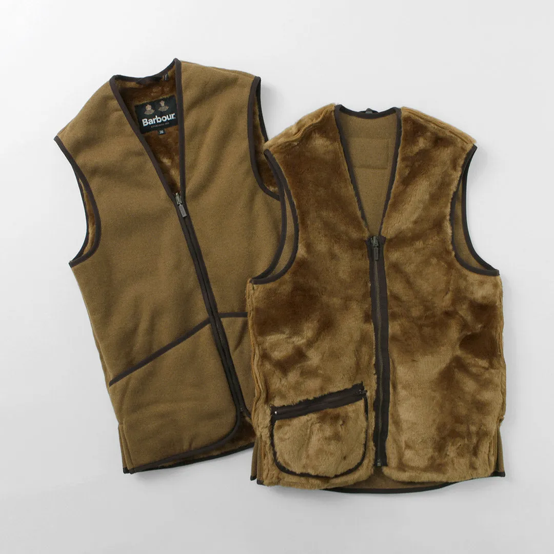 BARBOUR / Warm Pile Waistcoat Zip-in Liner