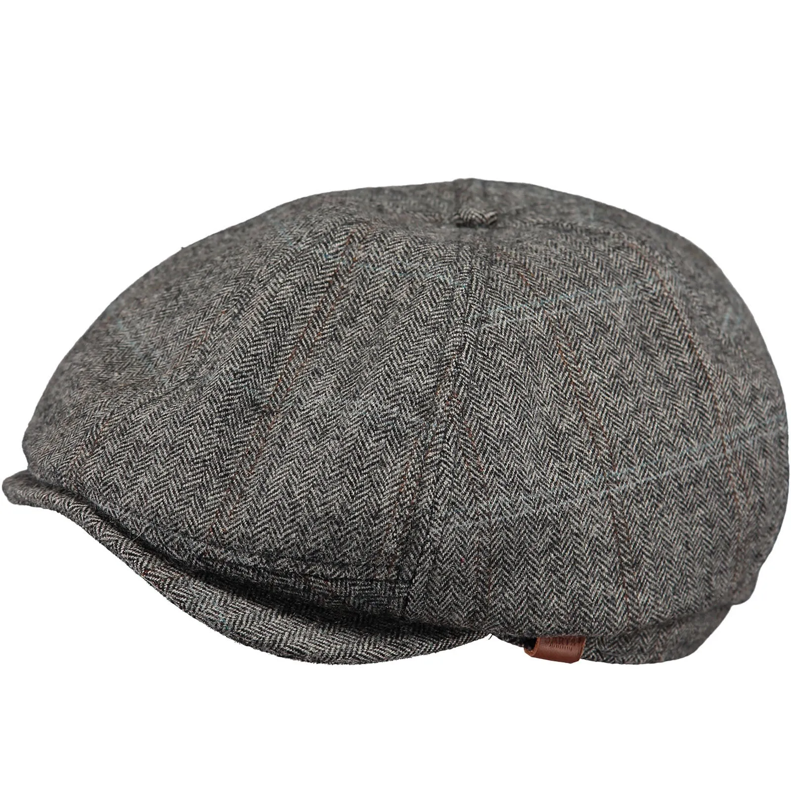 Barts Mens Jamaica Adjustable Warm Wool Flat Cap