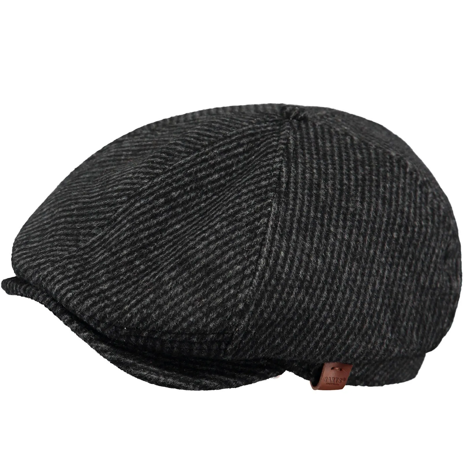 Barts Mens Jamaica Adjustable Warm Wool Flat Cap