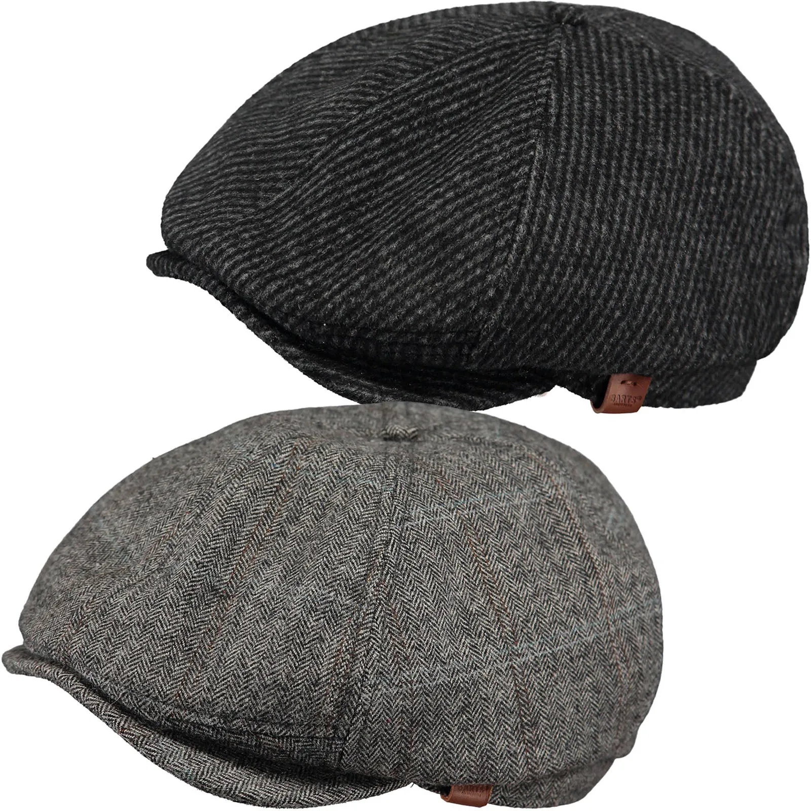 Barts Mens Jamaica Adjustable Warm Wool Flat Cap