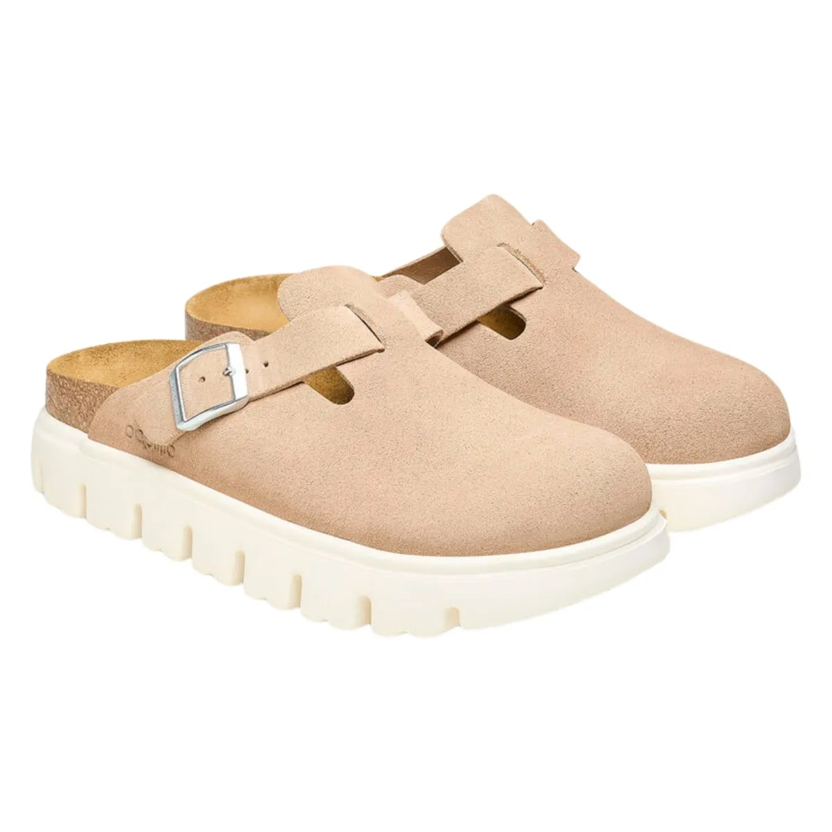 Birkenstock Women's Boston Chunky Warm Sand Suede