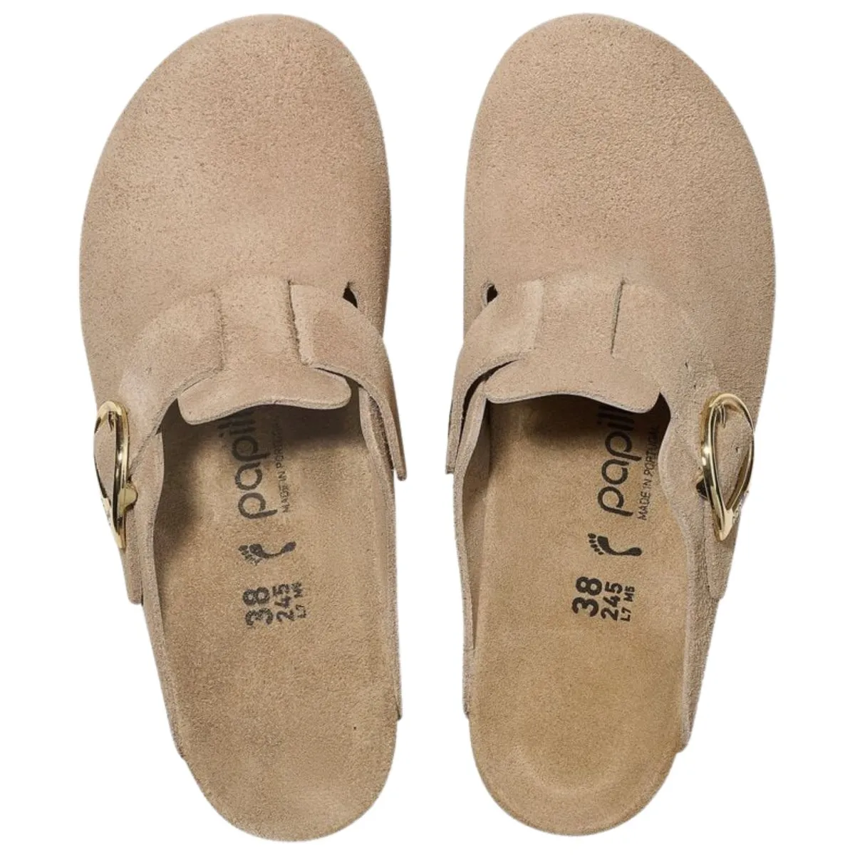 Birkenstock Women's Fanny Warm Sand Suede Leather