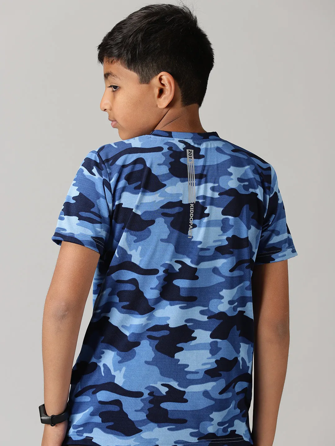 Boys Round Neck Sports Tee