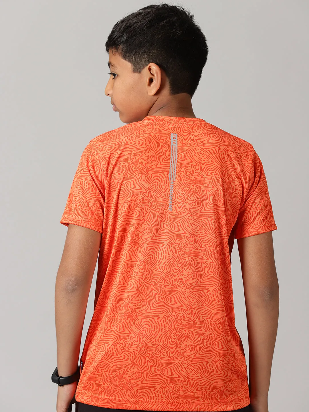 Boys Round Neck Sports Tee