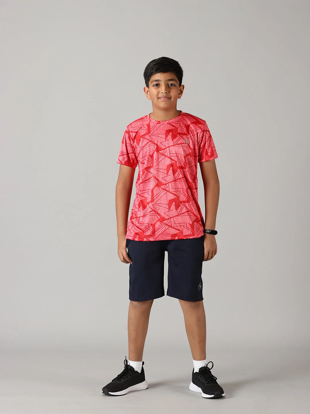 Boys Round Neck Sports Tee