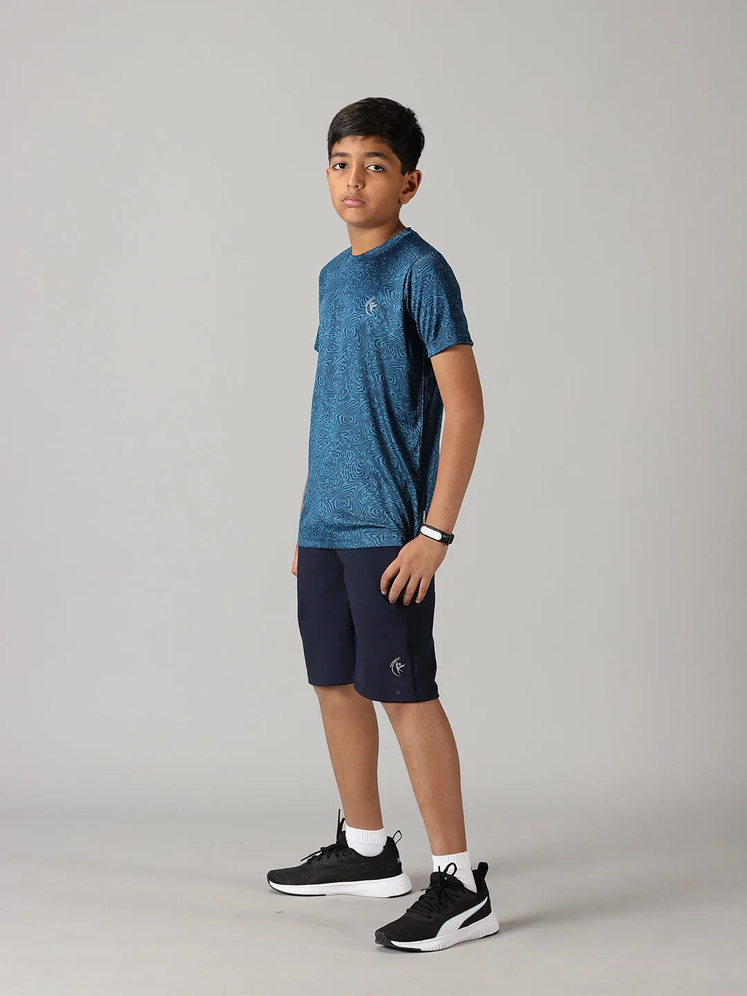 Boys Round Neck Sports Tee