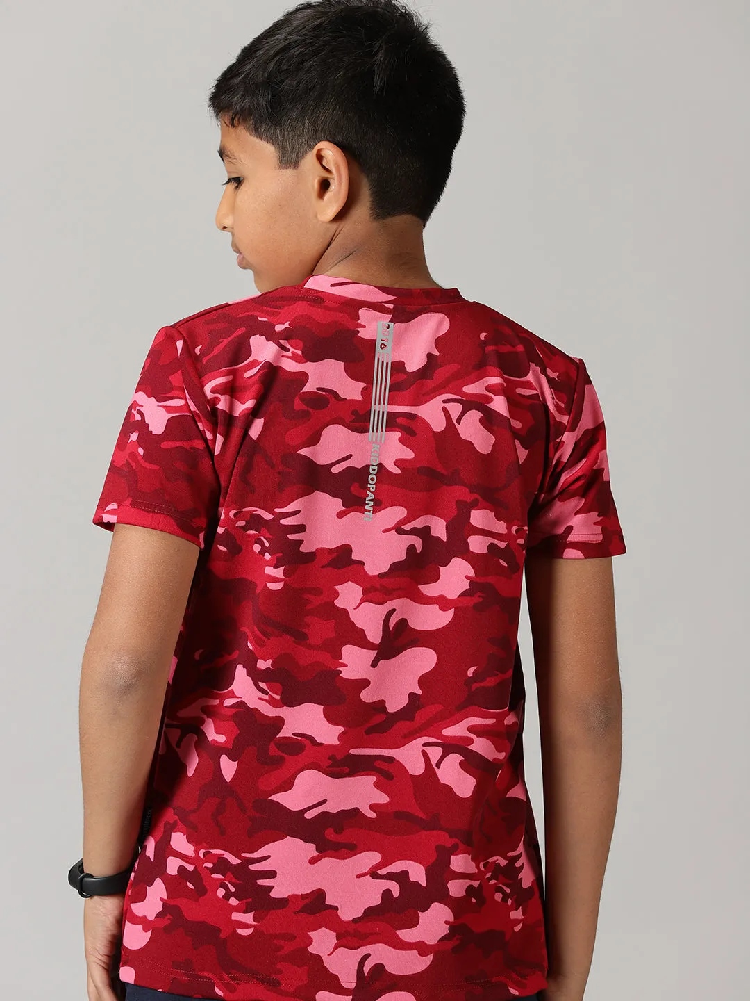 Boys Round Neck Sports Tee