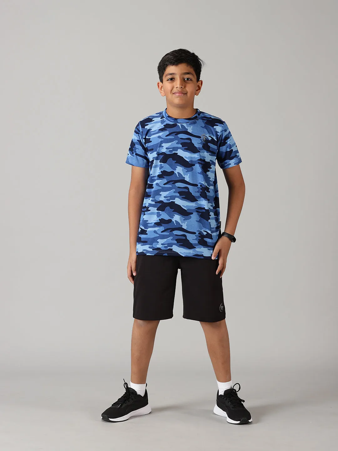 Boys Round Neck Sports Tee