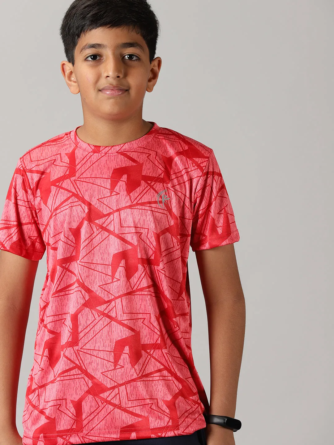 Boys Round Neck Sports Tee