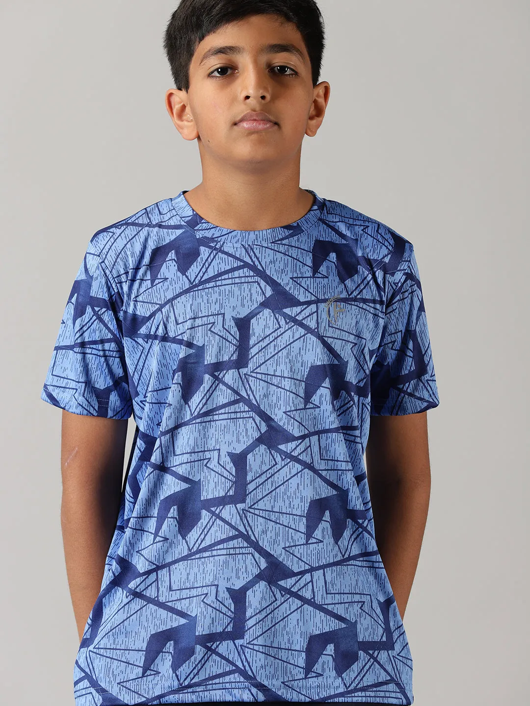 Boys Round Neck Sports Tee