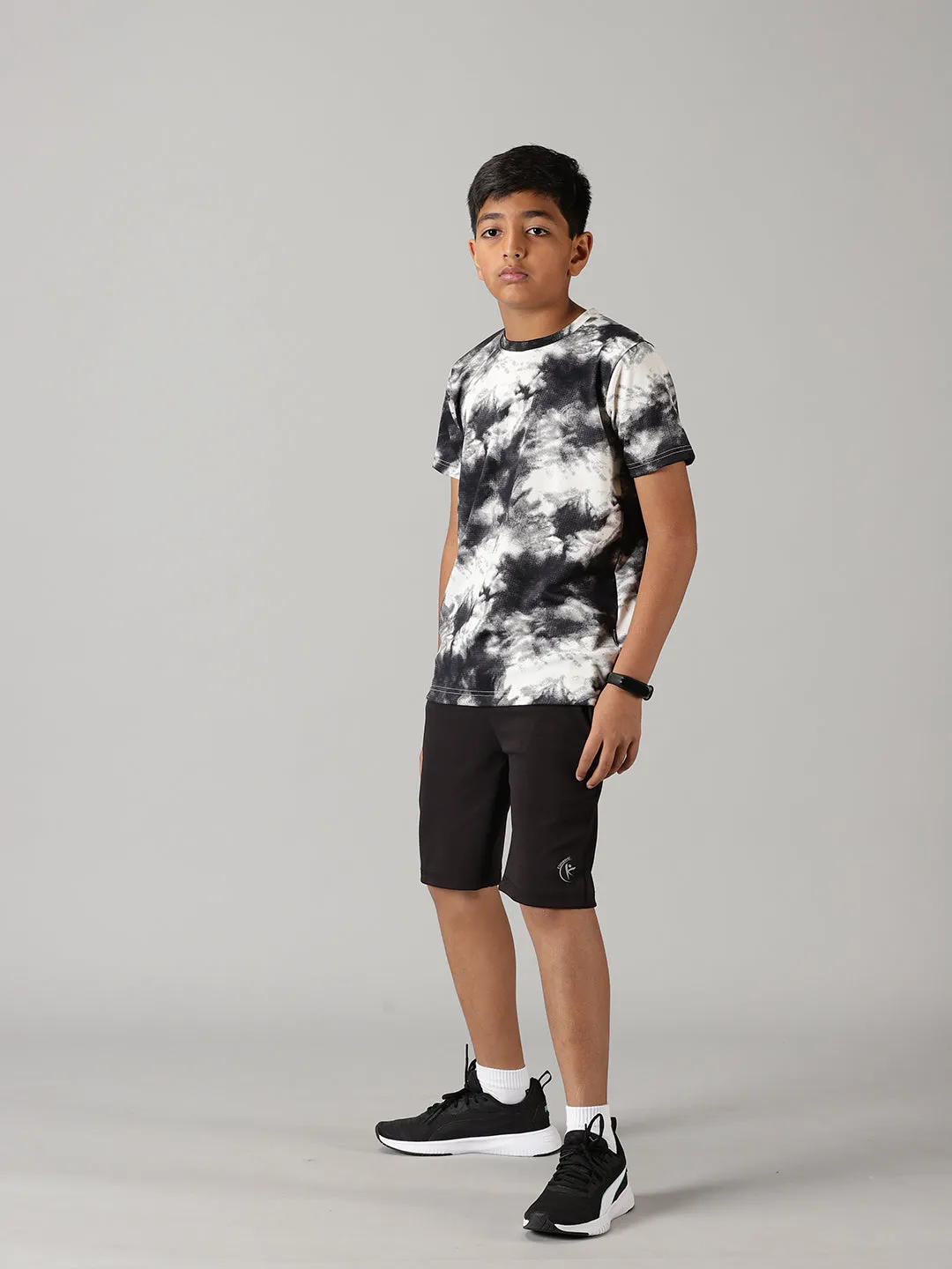 Boys Round Neck Sports Tee