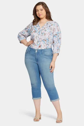 Chloe Capri Jeans In Plus Size - Mesmerize