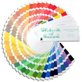 Color Fan for Warm Light Spring Palette (Your Perfect Colors When Shopping)