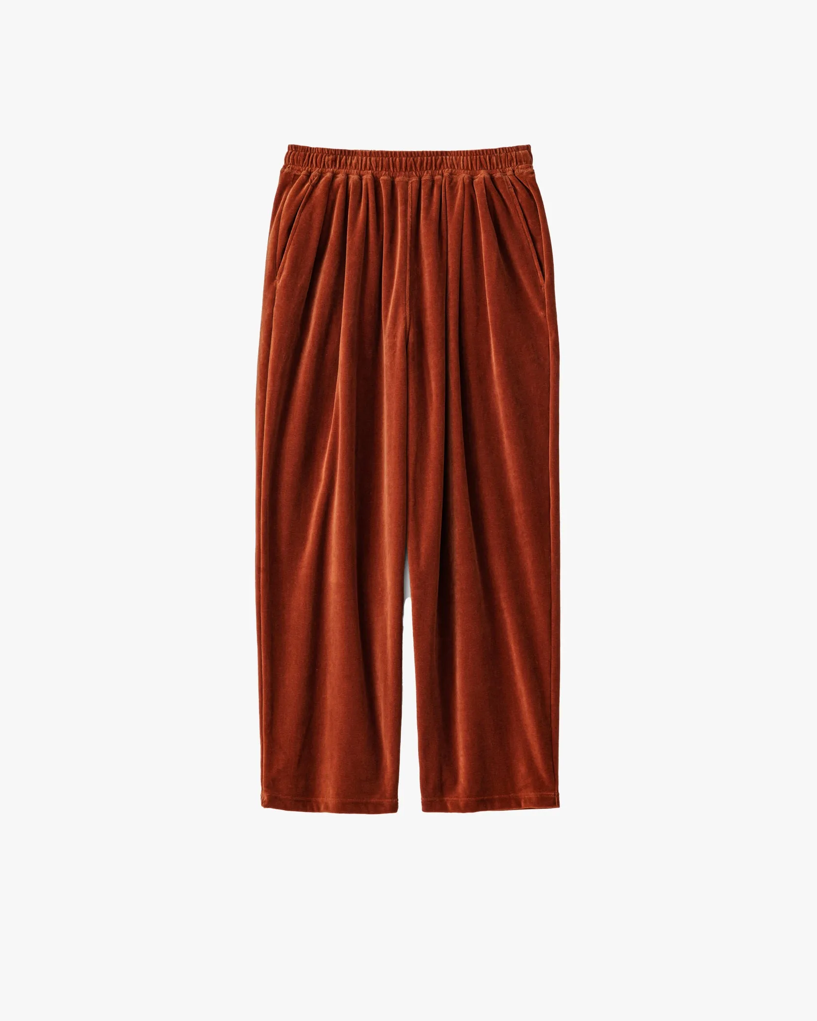 Compact Velour Easy Pants