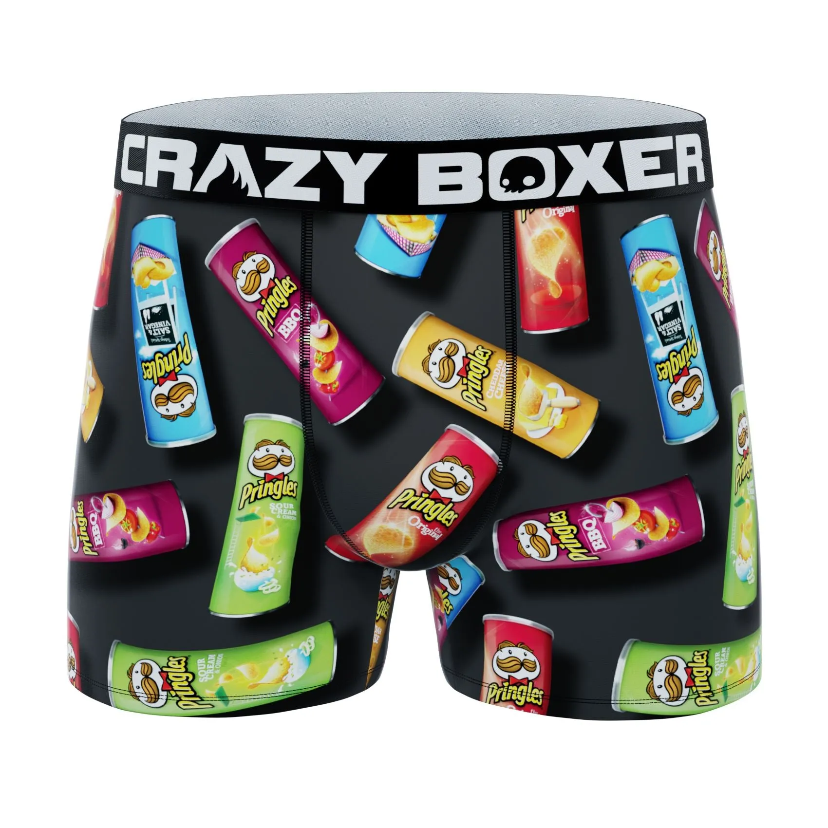 CRAZYBOXER Pringles Warm Guy Men's Boxer Briefs (2 pack)