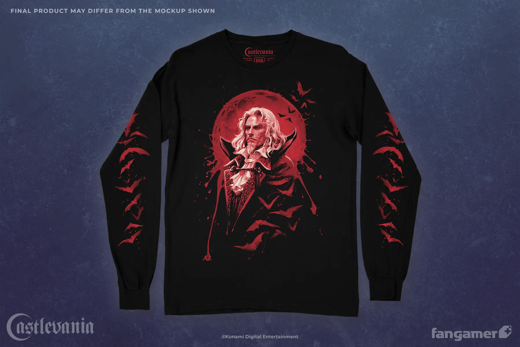 Crimson Eclipse Long-Sleeved Shirt