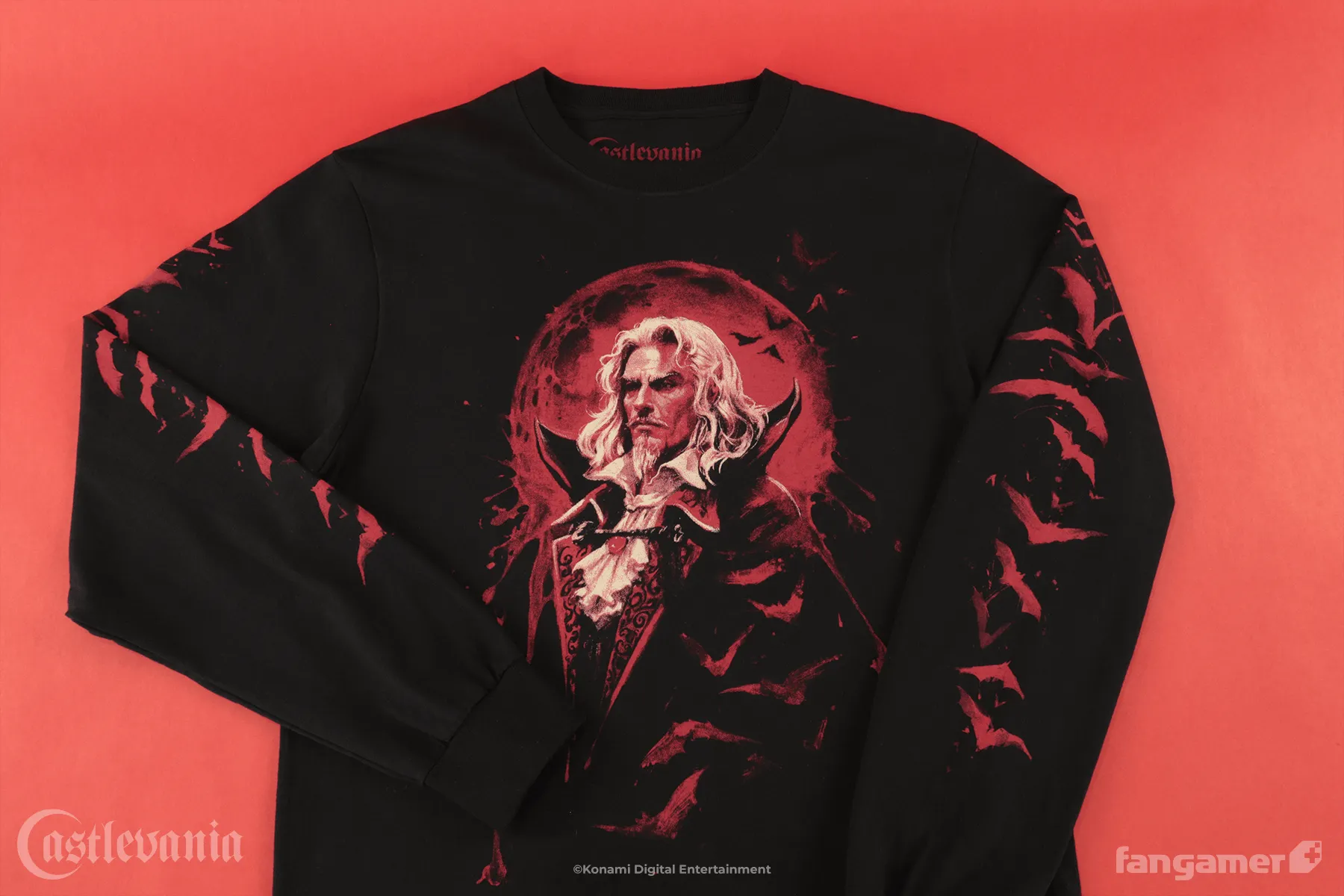 Crimson Eclipse Long-Sleeved Shirt