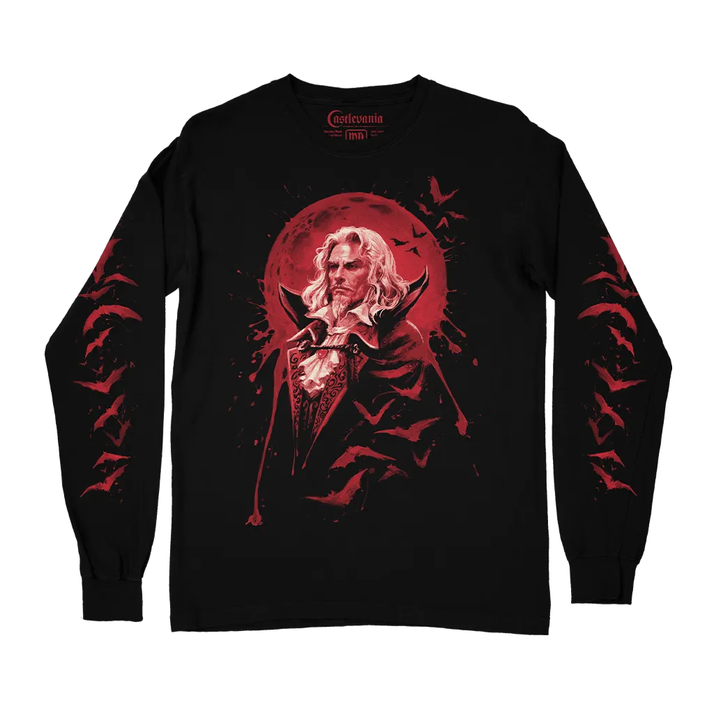 Crimson Eclipse Long-Sleeved Shirt