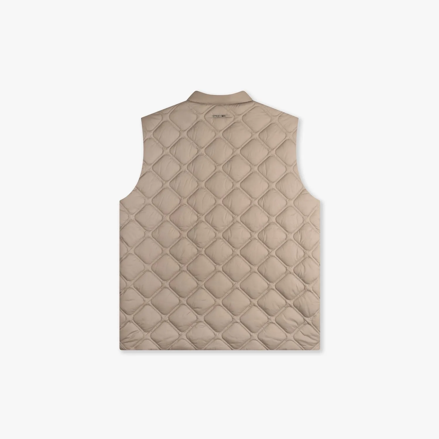 CROYEZ QUILTED VEST - MUSHROOM