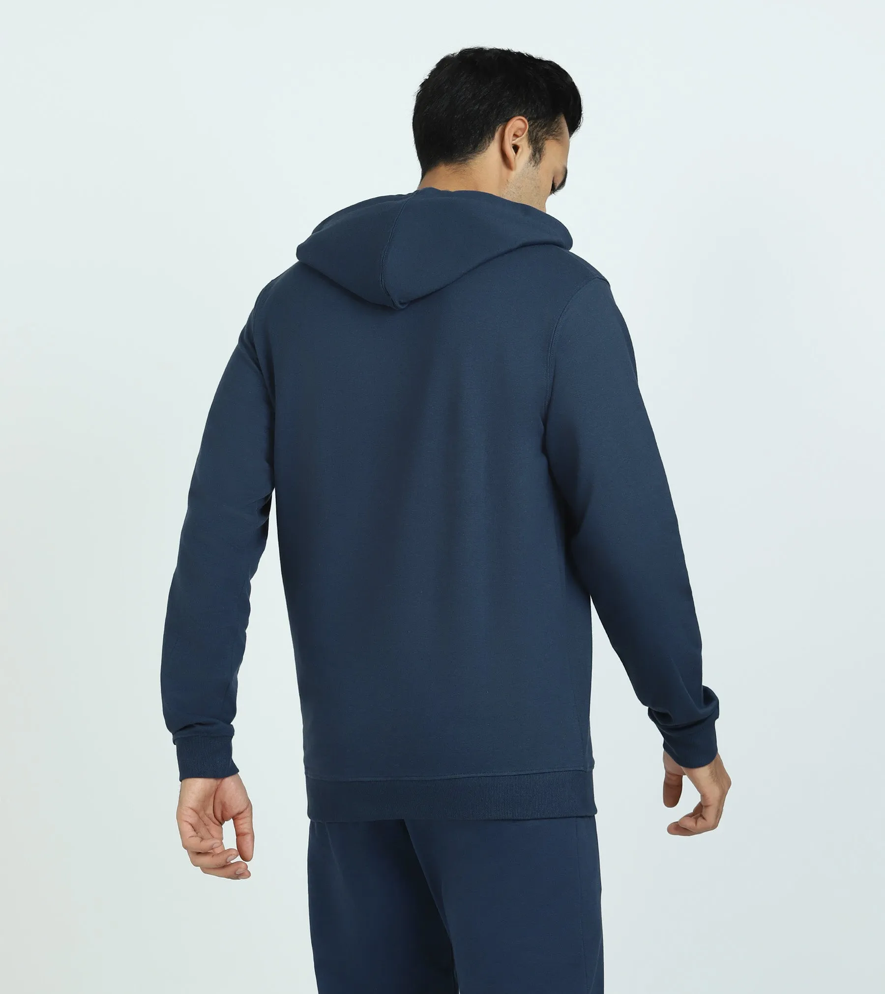 Cruze French Terry Cotton Hoodies Opal Blue