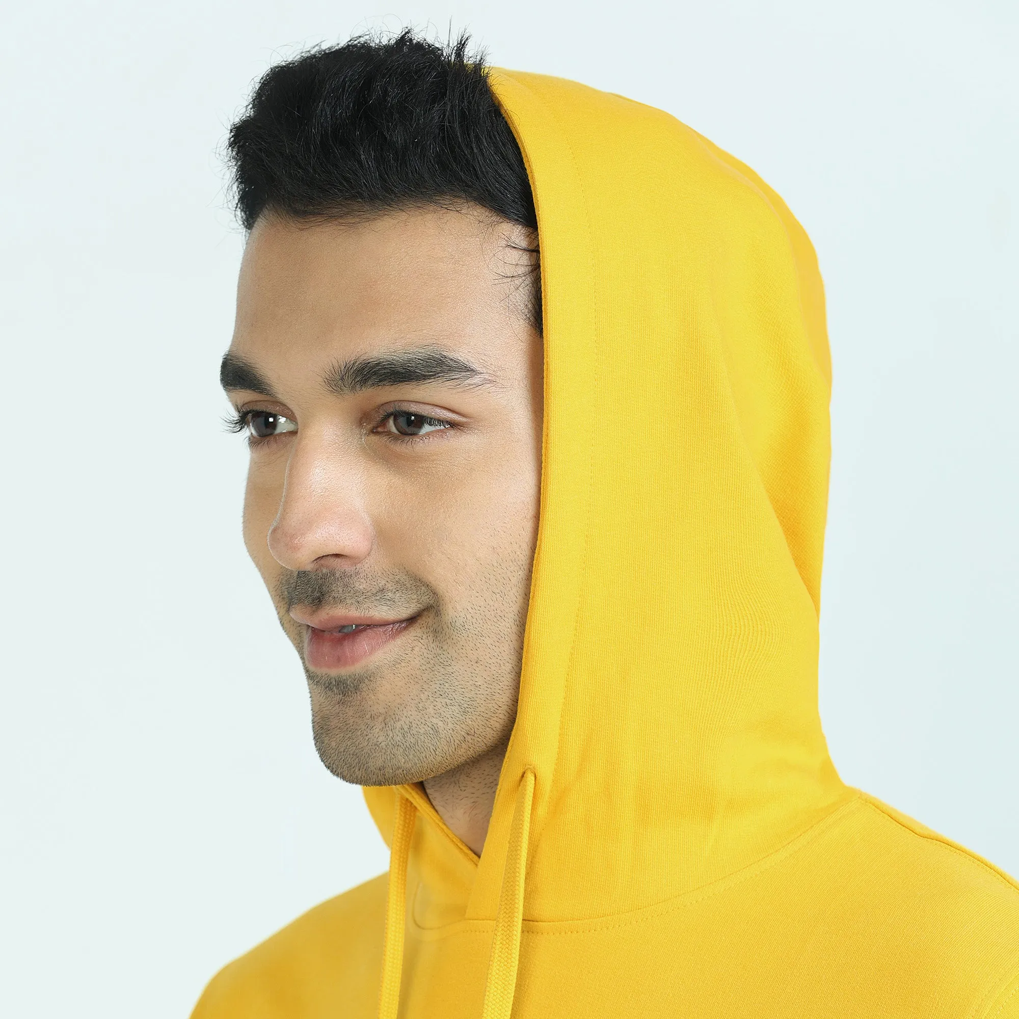 Cruze French Terry Cotton Hoodies Vivid Yellow