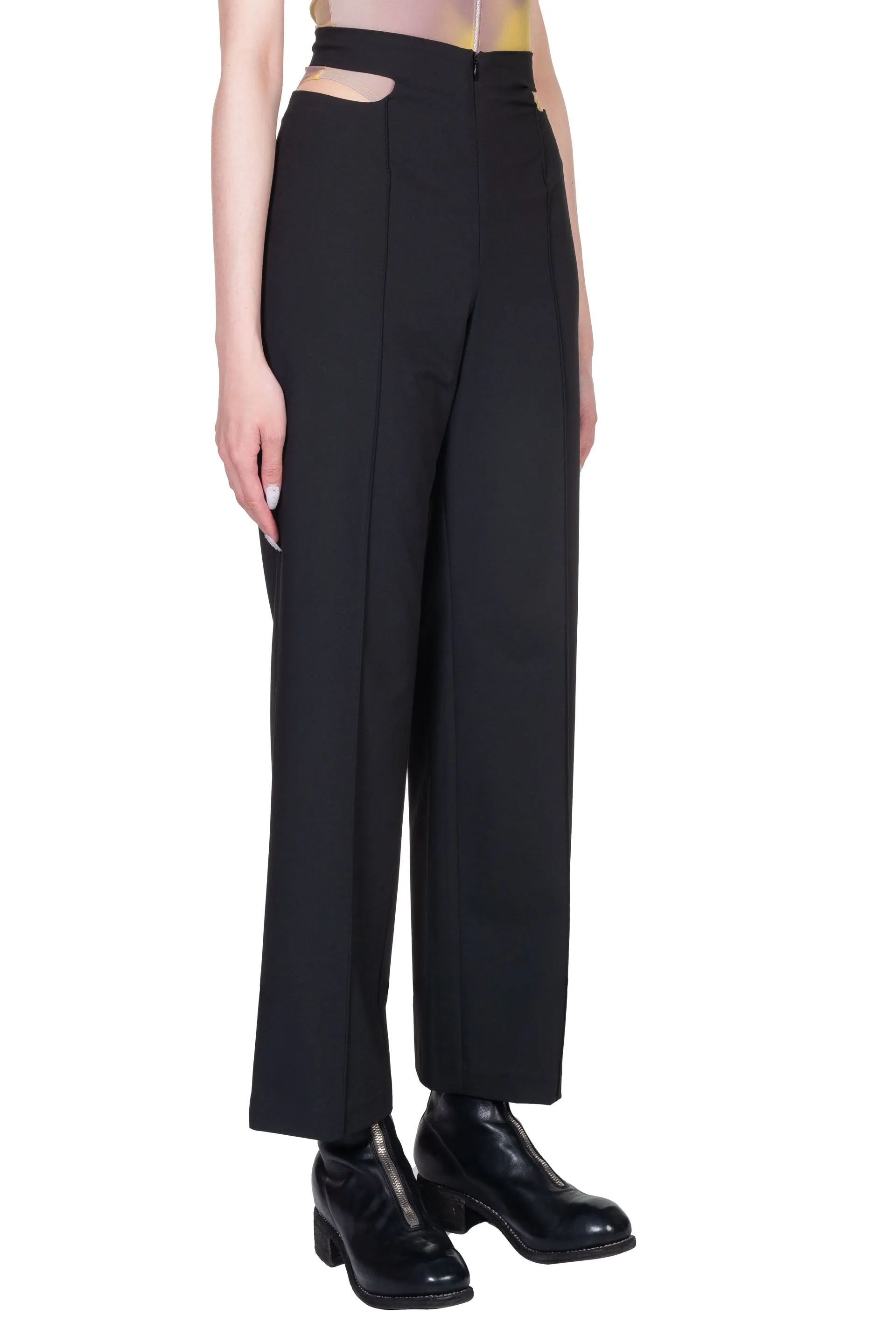 Cut-Out Waist Pants