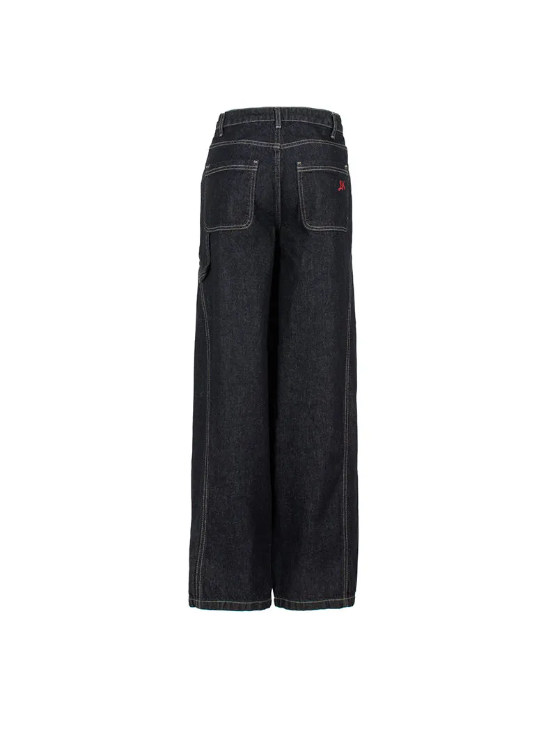 Damson Madder Womens Dion Jeans Dark Indigo