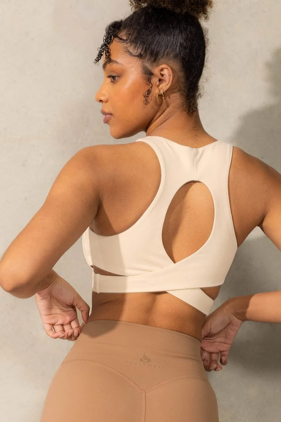 Empower Sports Bra | Vanilla