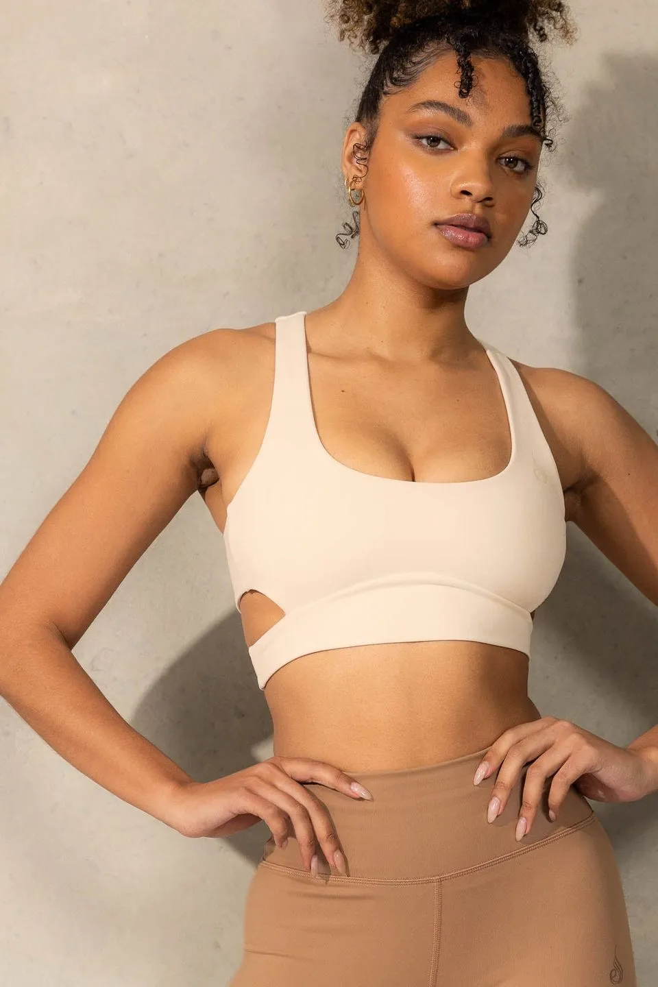 Empower Sports Bra | Vanilla