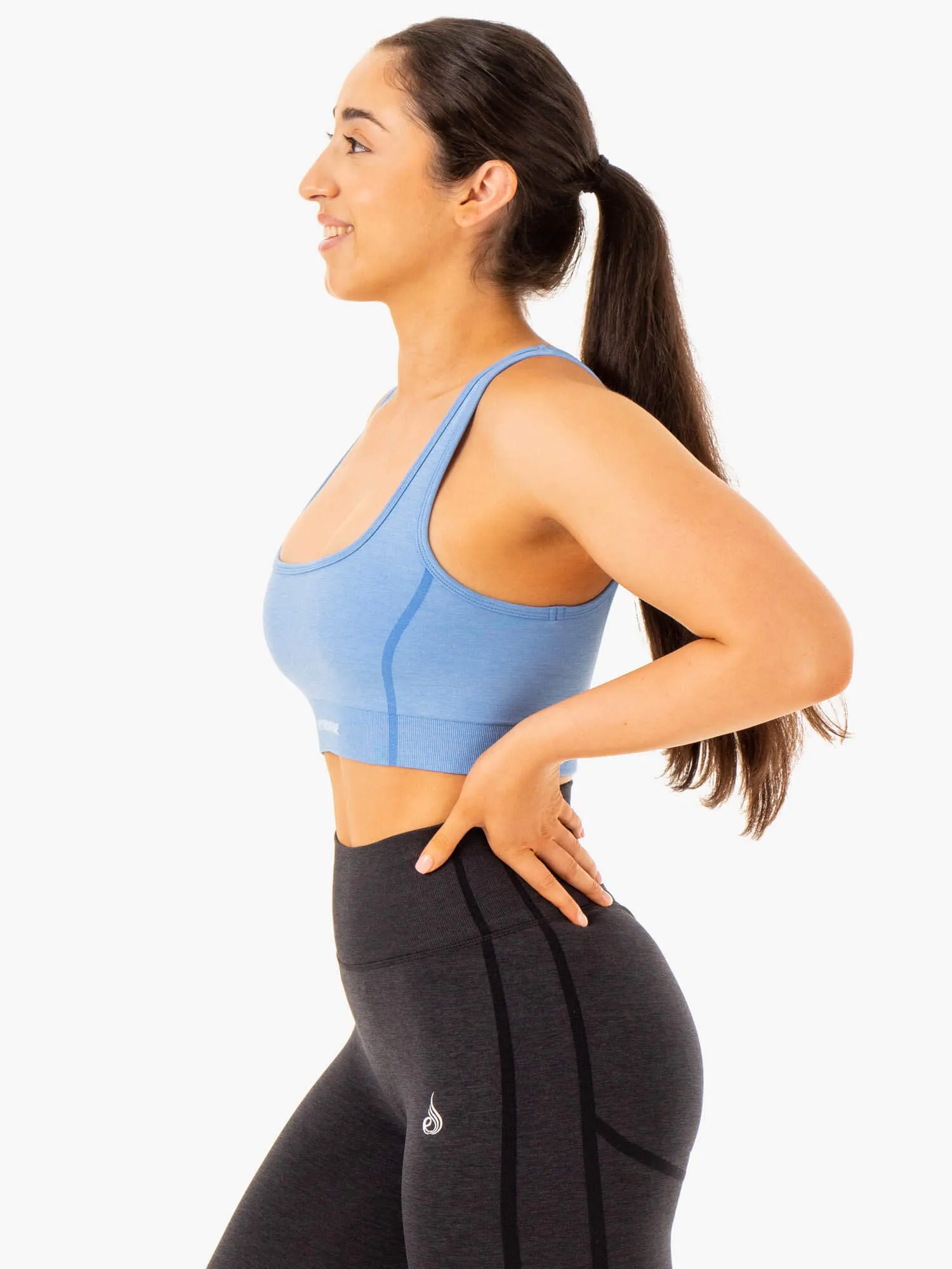 Enhance Seamless Sports Bra - Blue