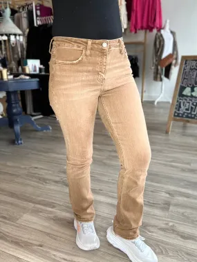 Flying Monkey Toffee High Rise Straight Jeans