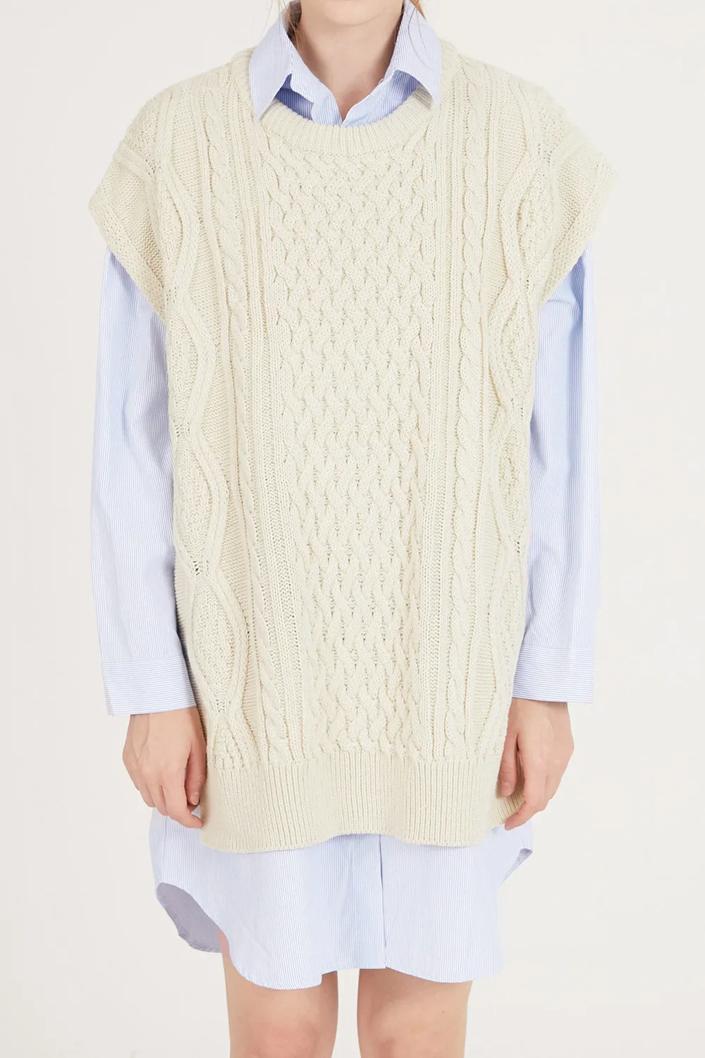 Harper Oversized Sweater Vest