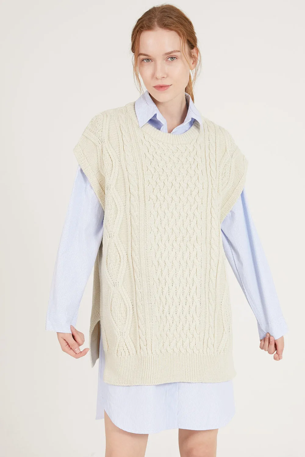 Harper Oversized Sweater Vest